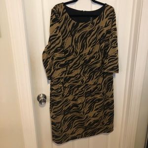 Roz &Ali. Animal print dresssize 18W.